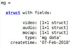 An MG structure in Matlab